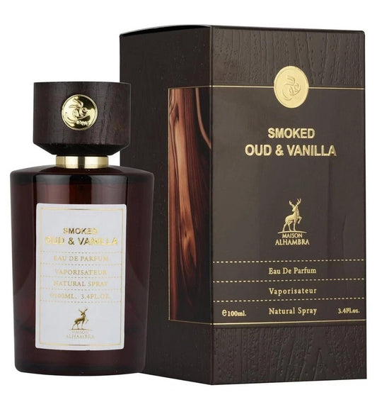 Smoked Oud & Vanilla Eau de Parfum by Maison Alhambra – 100ml EDP