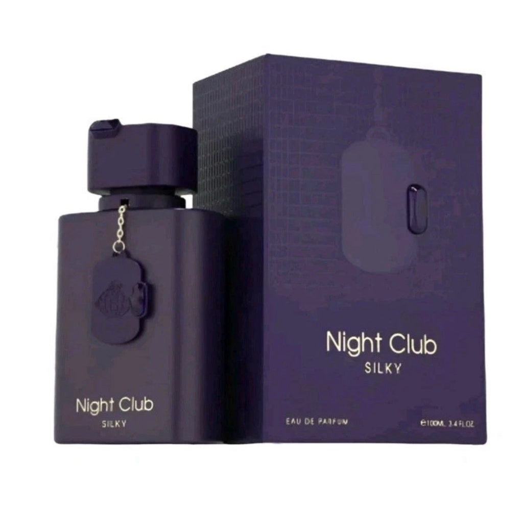 Night Club Silky Eau de Parfum by Fragrance World – 100ml EDP