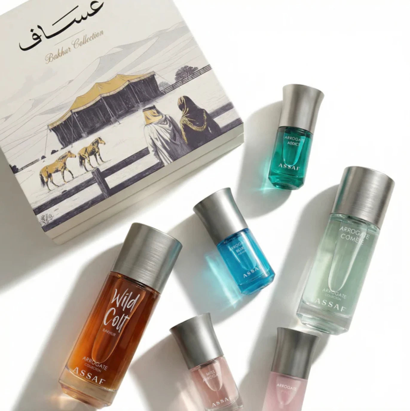 Bakhour Collection Gift Set by Assaf – 150ml x 2 + 10ml x 4 340ml