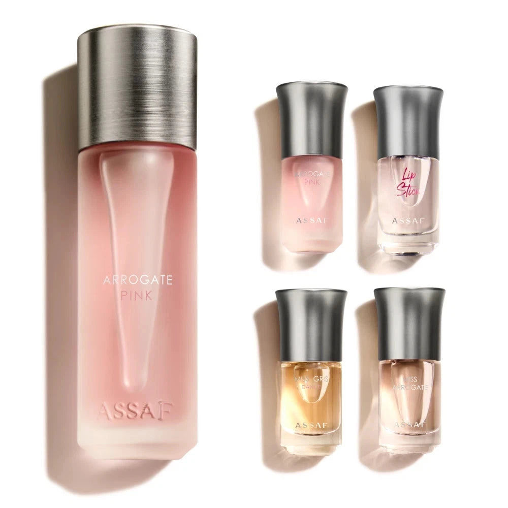 Arrogate Pink Collection Gift Set by Assaf – 200ml + 10ml x 4 240ml