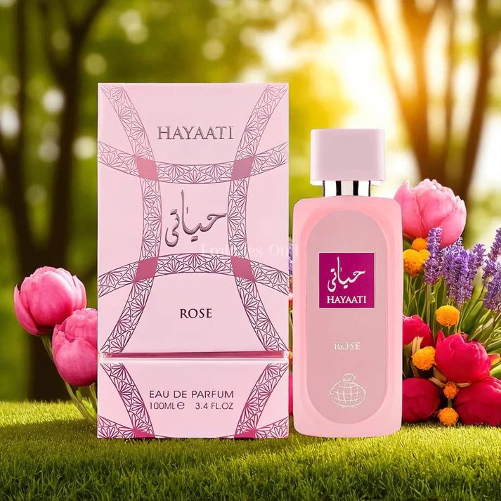 Hayaati Rose Eau de Parfum by Fragrance World – 100ml EDP