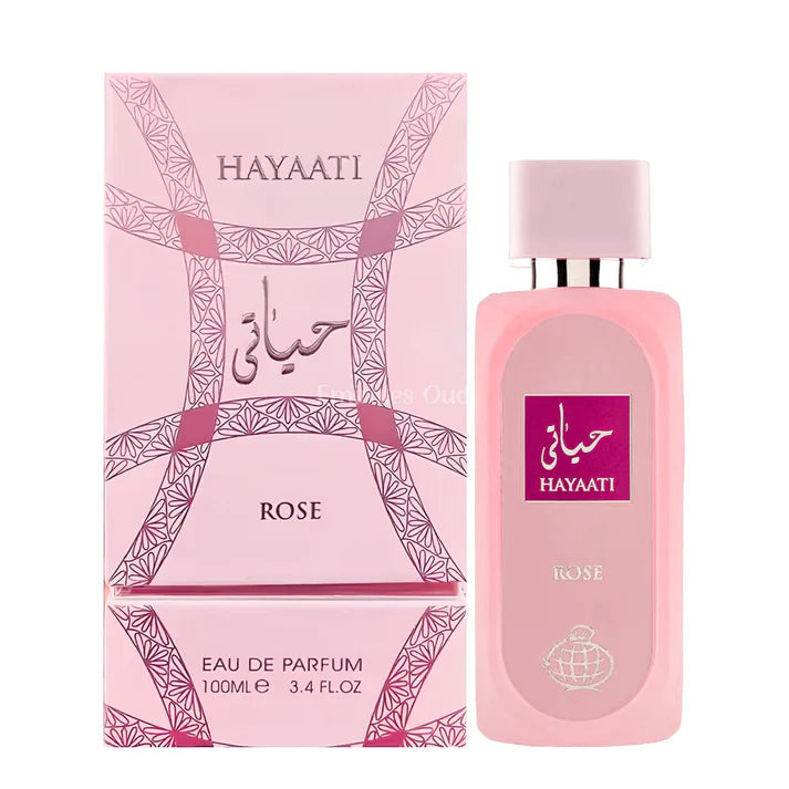 Hayaati Rose Eau de Parfum by Fragrance World – 100ml EDP