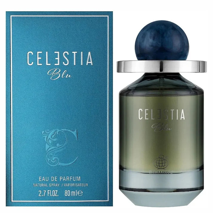 Celestia Blue Eau de Parfum by Fragrance World – 80ml EDP