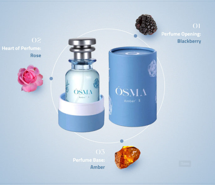 Amber S Eau de Parfum by Osma – 75ml EDP