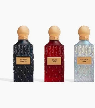Diamond Collection Blue Gift Set (75 x 3 EDP) by Ibraq 225ml