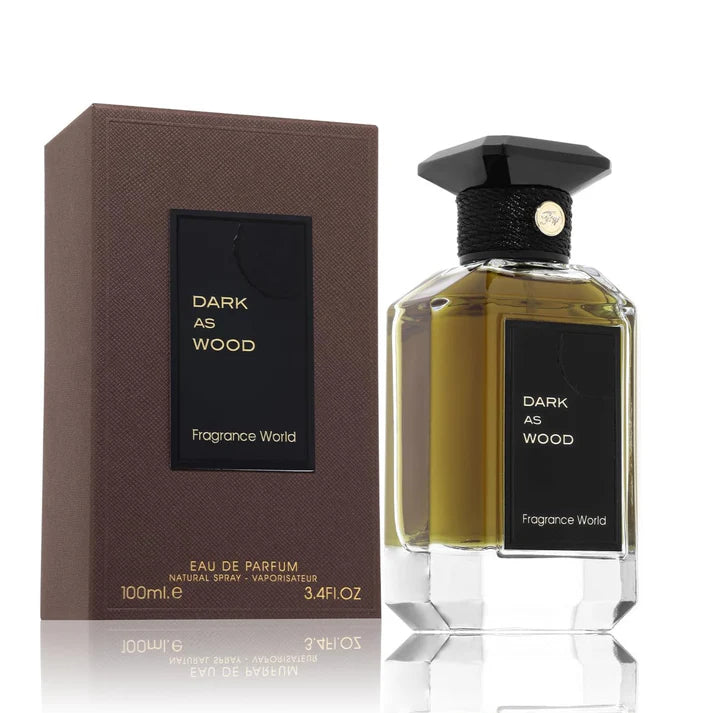 Dark as Wood Eau de Parfum by Fragrance World – 100ml EDP
