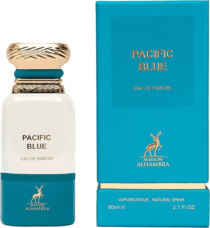 Pacific Blue Eau de Parfum By Maison Alhambra – 80ml EDP