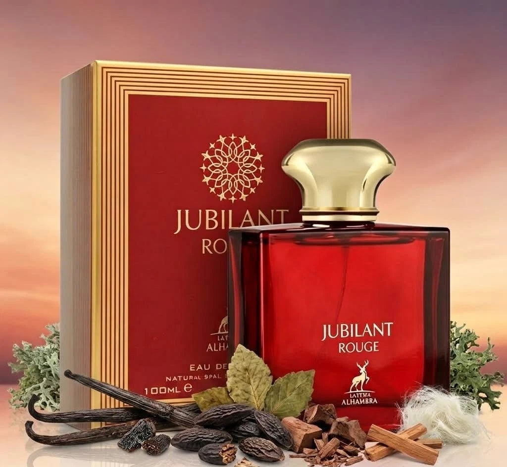 Jubilant Rouge Eau de Parfum by Maison Alhambra – 100ml EDP