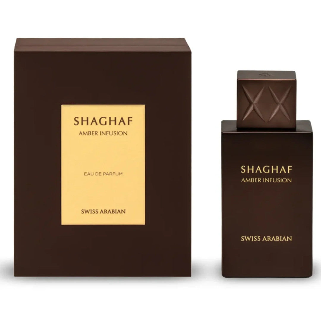Shaghaf Amber Infusion Eau de Parfum by Swiss Arabian – 75ml EDP
