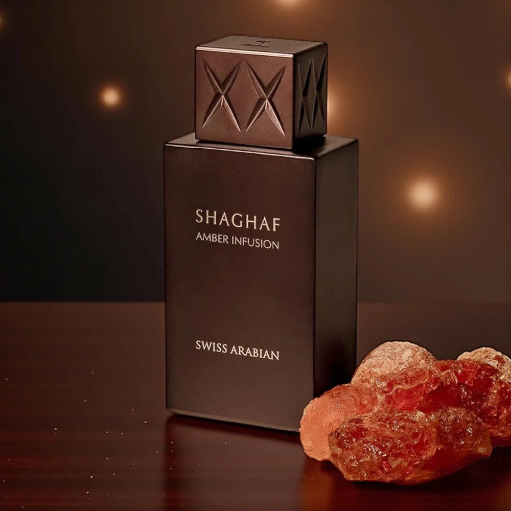 Shaghaf Amber Infusion Eau de Parfum by Swiss Arabian – 75ml EDP