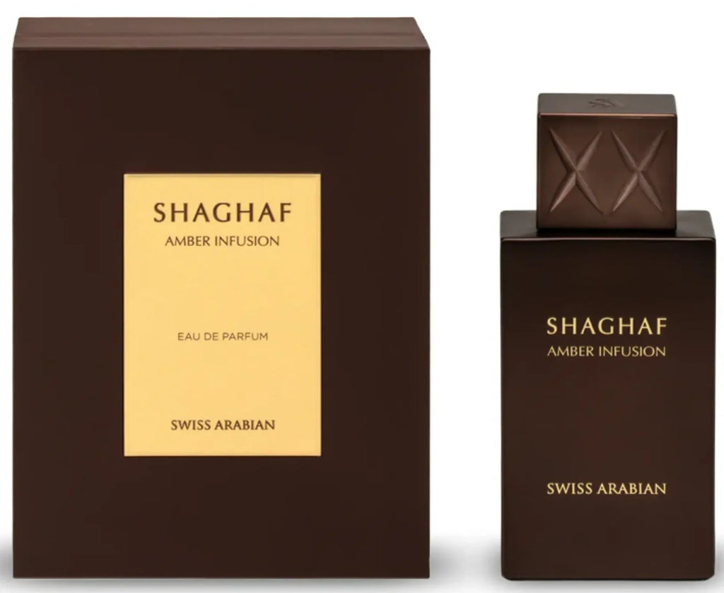 Shaghaf Amber Infusion Eau de Parfum by Swiss Arabian – 75ml EDP