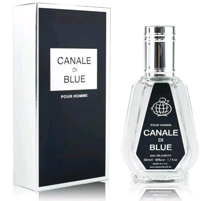Canale Di Blue Pour Homme Eau de Parfum by Fragrance World – 50ml EDP