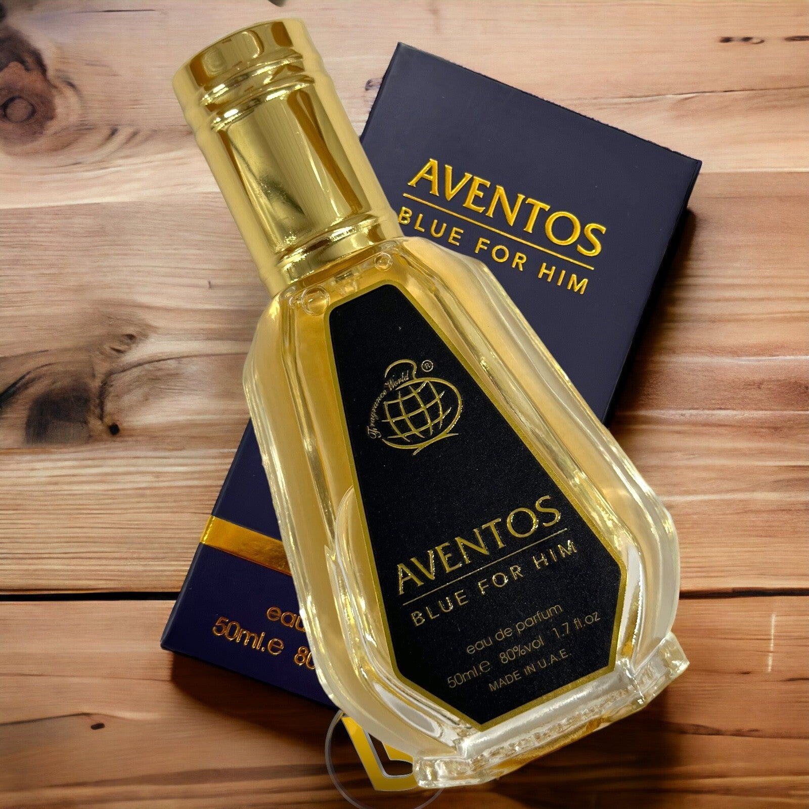 Aventos Blue for Him Eau de Parfum by Fragrance World – 50ml EDP