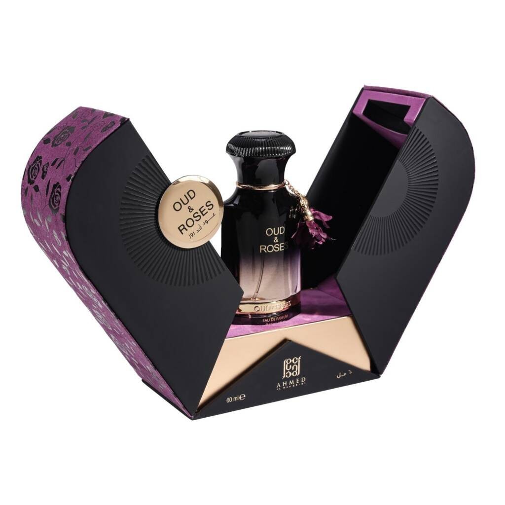 Oud & Roses Extrait de Parfum by Ahmed Al Maghribi – 60ml