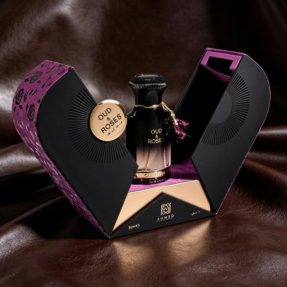Oud & Roses Extrait de Parfum by Ahmed Al Maghribi – 60ml