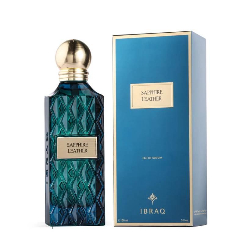 Sapphire Leather Eau de Parfum by Ibraq – 150ml EDP