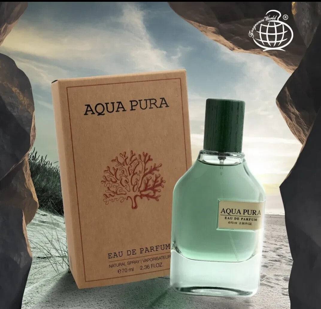 Aqua Pura Eau de Parfum by Fragrance World – 70ml EDP