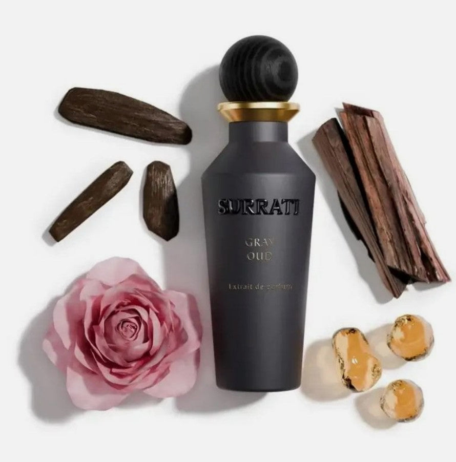Gray Oud Extrait de Parfum by Surrati – 150ml