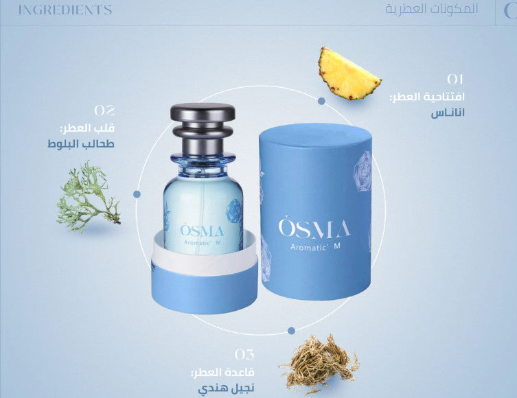 Aromatic M Eau de Parfum by Osma – 75ml EDP