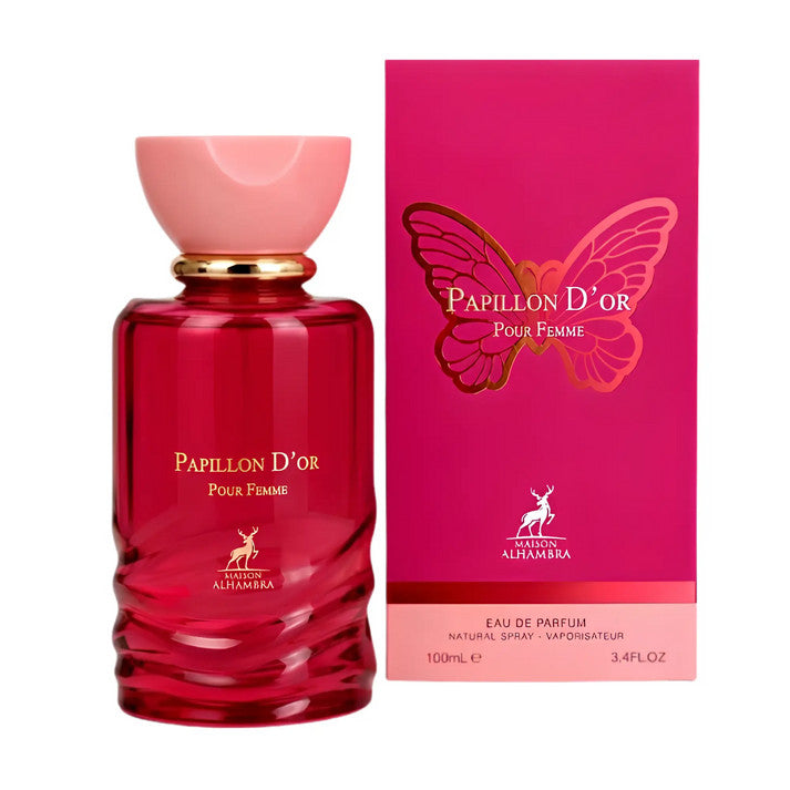 Papillon d'Or Pour Femme Eau de Parfum by Maison Alhambra – 100ml EDP