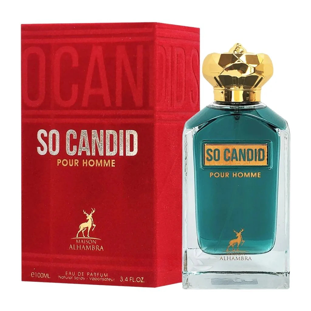 So Candid Pour Homme Eau de Parfum by Maison Alhambra – 100ml EDP