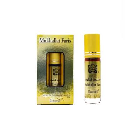 Mukhallat Faris Roll On by Surrati – 6ml Perfume Oil