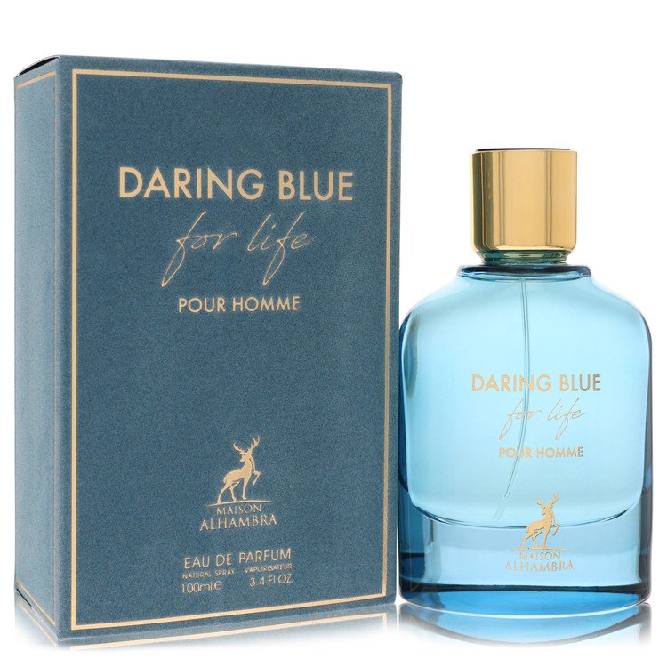 Daring Blue For Life By Eau de Parfum by Maison Alhambra – 100ml EDP