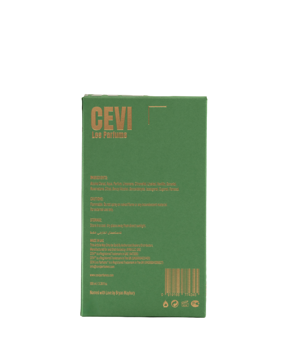 CEVI LES PARFUMS Vetiver Theory Extrait de Parfum - 100ml