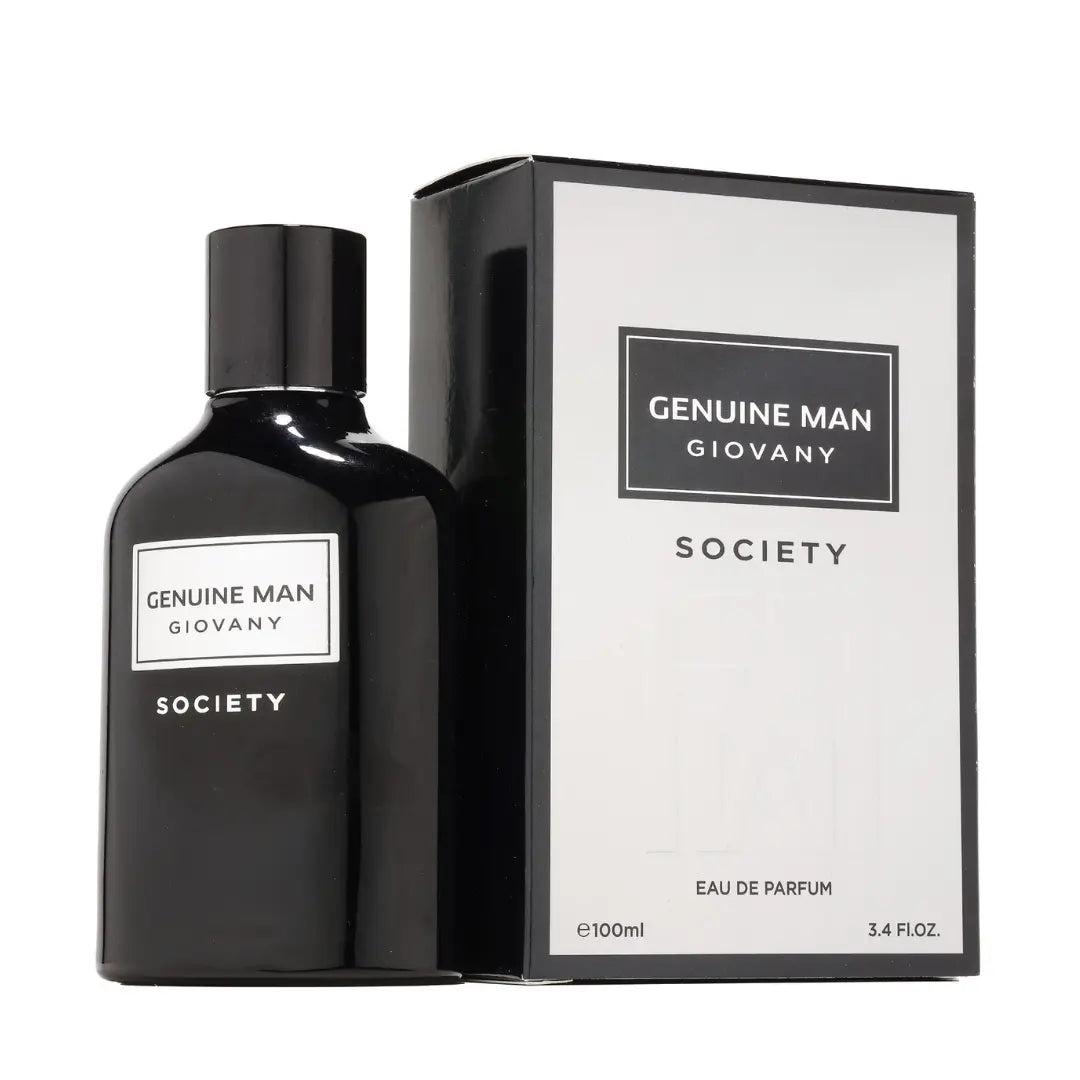 Genuine Man Giovany Society Eau de Parfum by Fragrance World - 100ml EDP