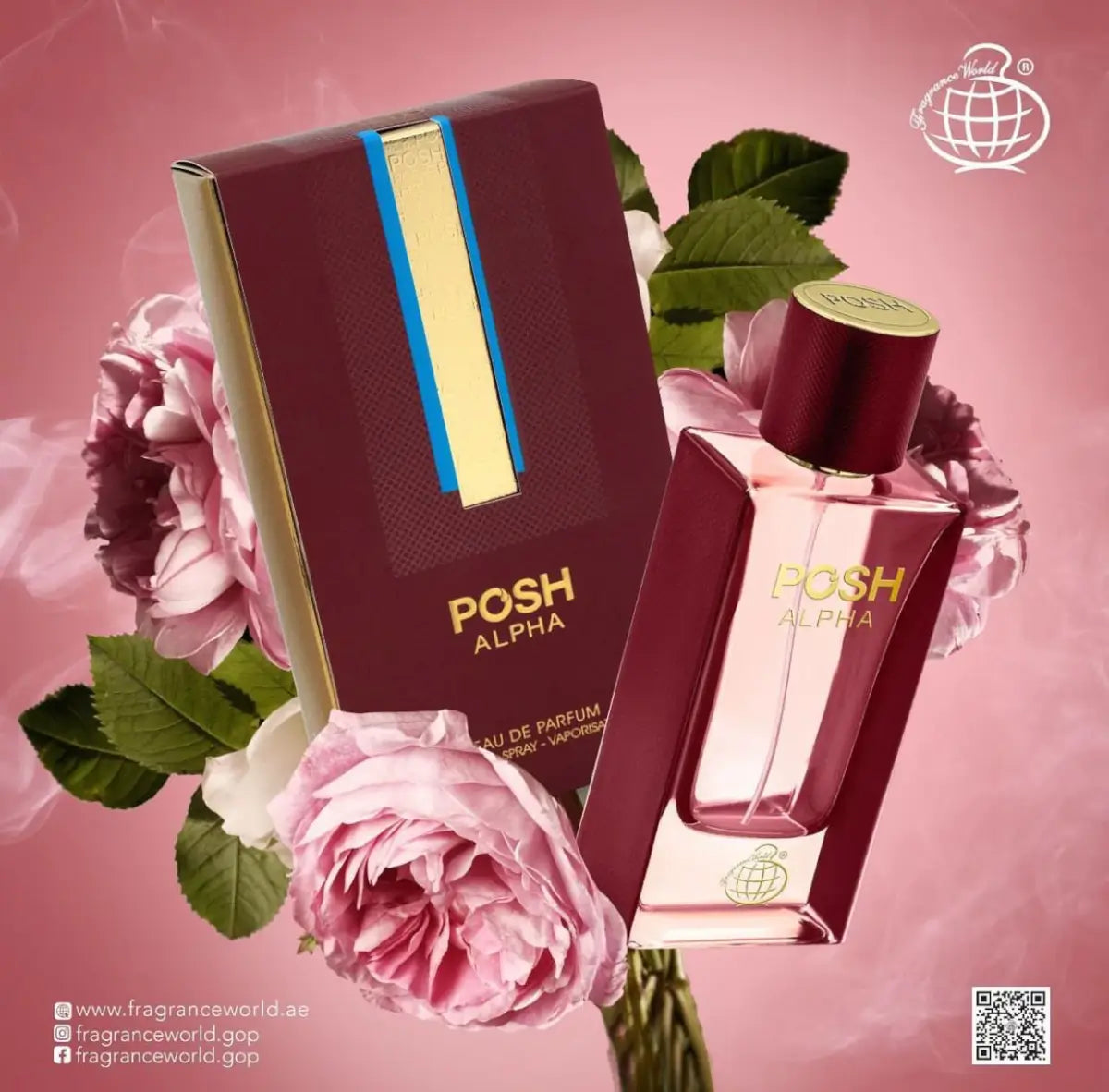Posh Alpha Eau de Parfum by Fragrance World – 80ml